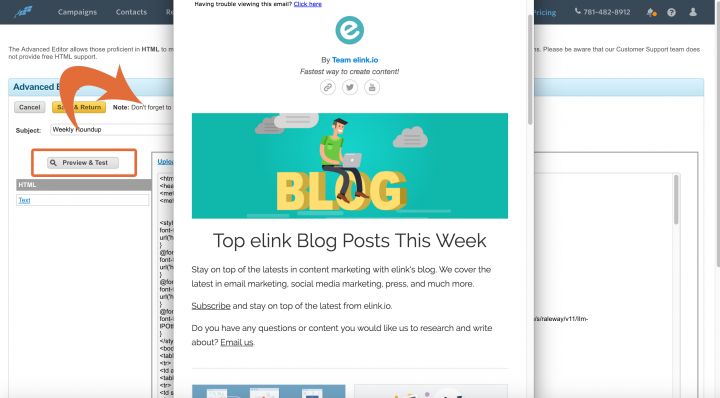 create newsletter