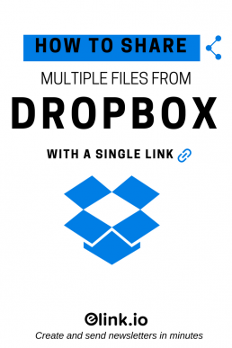 share files via dropbox